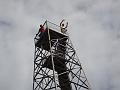 Gary Tidwell atop the tower